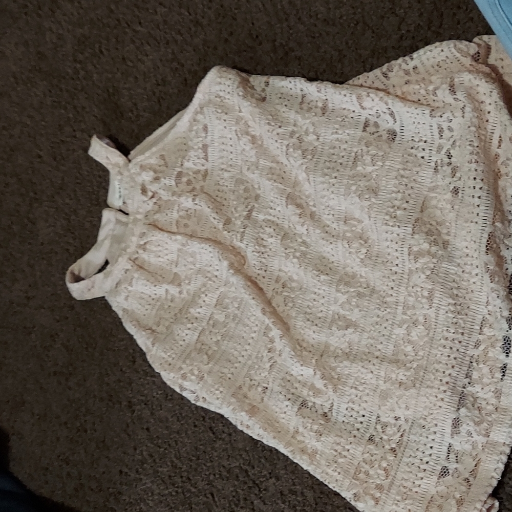 lacey tank top